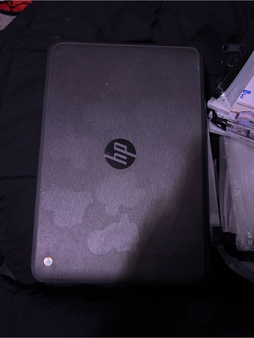 HP Chromebook Laptop in Charcoal Black with Matte Finish